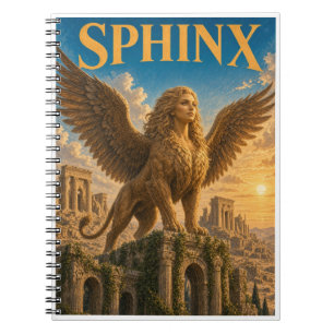 Sphinx, Gothic Fantasy Monster Notebook
