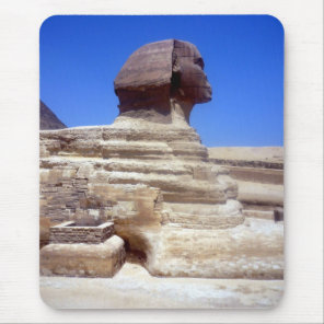 sphinx head mouse pad
