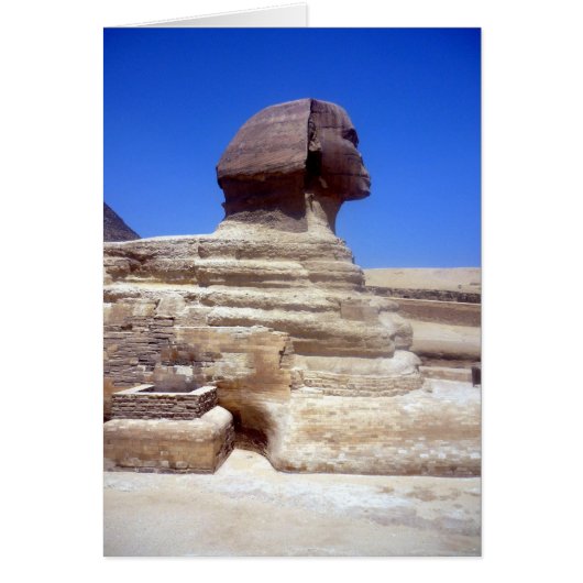 sphinx head stone cards (Front)