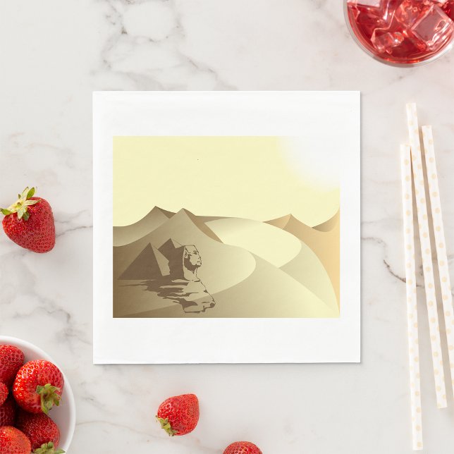 Sphinx In The Desert Napkins (Creator Uploaded)