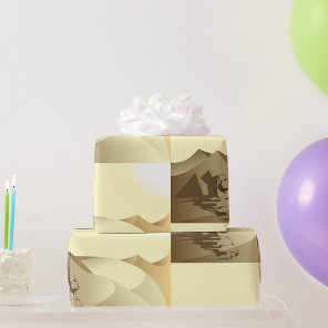Sphinx In The Desert Wrapping Paper
