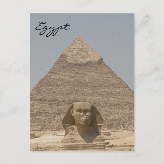 sphinx khafre egypt postcard (Front)