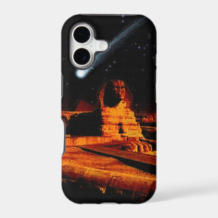 Sphinx & Moon over Egyptian Giza Pyramids Art Gift iPhone 17 Case