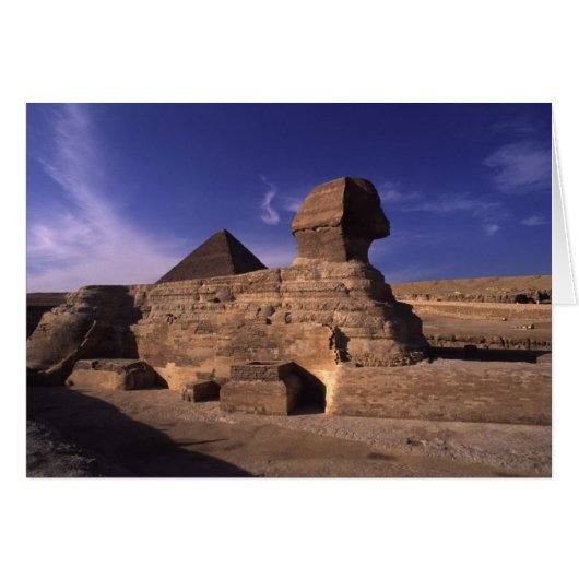 Sphinx Pyramid at Giza Cards (Front Horizontal)