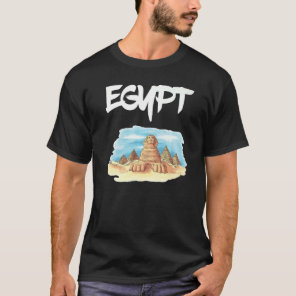 Sphinx Pyramids Ancient Egypt Egyptian Egyptology  T-Shirt