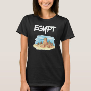 Sphinx Pyramids Ancient Egypt Egyptian Egyptology  T-Shirt