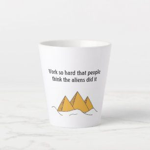 Sphinx Pyramids Antient Egypt Khufu Pharoah Latte Mug