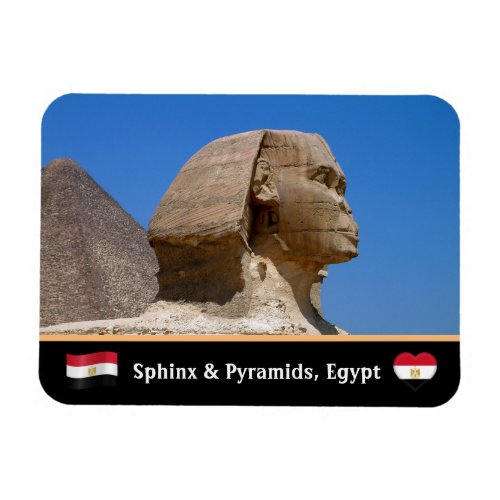 Sphinx Pyramids Cairo  Ancient Egypt UNESCO Magnet