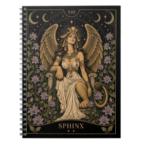 Sphinx, Starlit Tarot Art Notebook