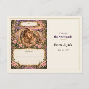 Sphinx Wedding Guest Book Wishes Postcard