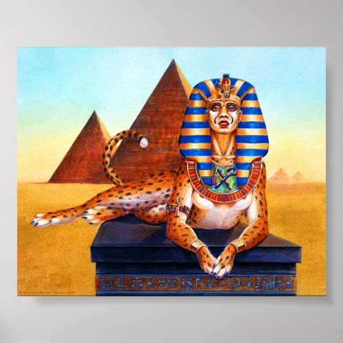 Sphinx with Golden Eyes Poster