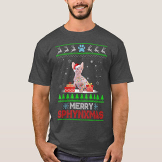 Sphyn Cat Lover Christmas Ugly Xmas Sweater Sphyn