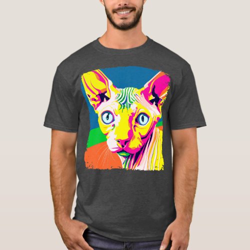 Sphynx Art Cat Lover Gift 1 T_Shirt