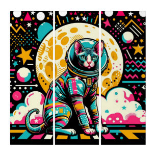 SPHYNX CAT-ASTRONAUT 8 TRIPTYCH