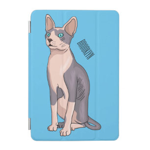 Sphynx cat cartoon illustration  iPad mini cover