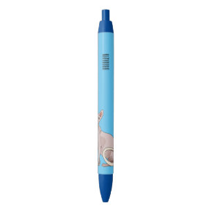 Sphynx cat cartoon illustration pen