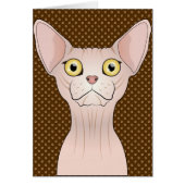 Sphynx Cat Cartoon Paws (Front)