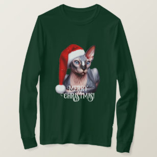 Sphynx Cat Christmas T-Shirt