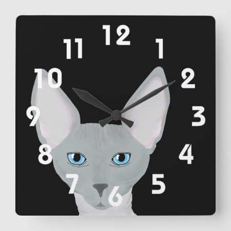 Sphynx Cat Clock