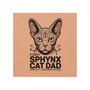 Sphynx Cat Dad Funny Vector Art
