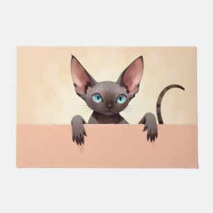 Sphynx Cat Doormat Art
