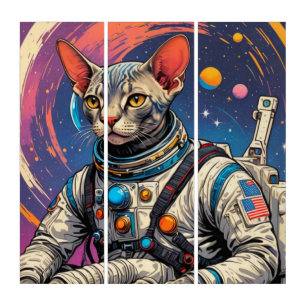 SPHYNX CAT-EVA SPACEWALK 4 TRIPTYCH