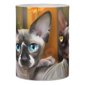 Sphynx cat flameless candle (Front)