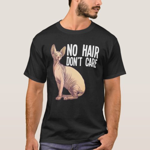 Sphynx Cat For Men Women Hairless Cat Pet T_Shirt