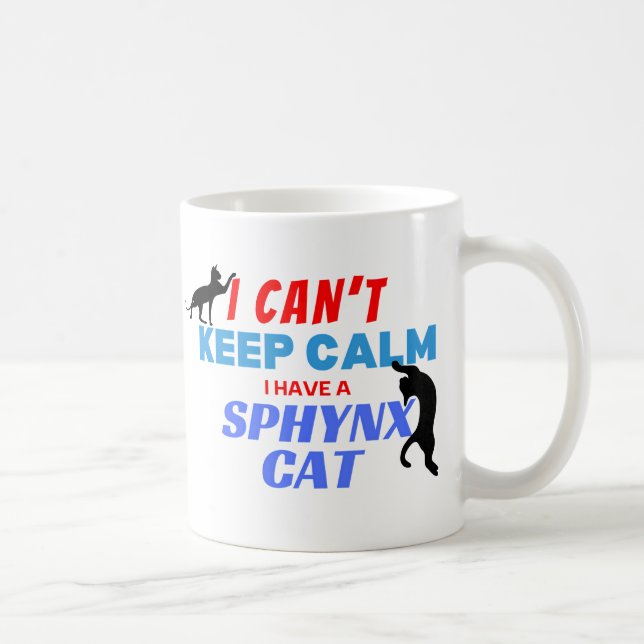 Sphynx Cat Funny Mug (Right)