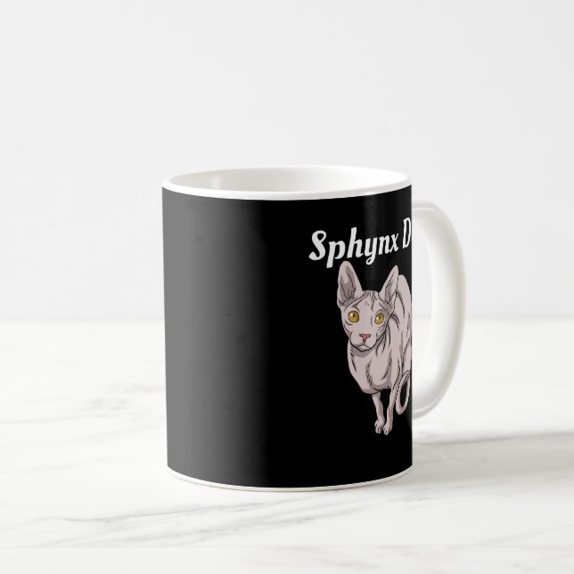 Sphynx Cat Gifts For Men Sphynx Cat Coffee Mug (Front Right)