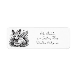 Sphynx Cat Label