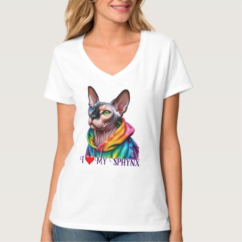 Sphynx Cat Love T_Shirt