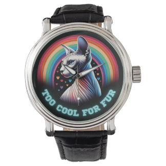 Sphynx Cat Men's Watch