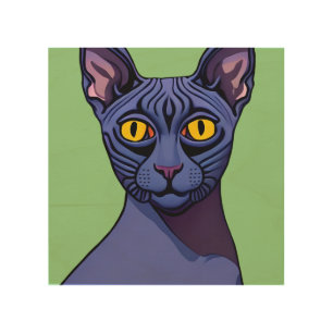 Sphynx Cat Metal Print