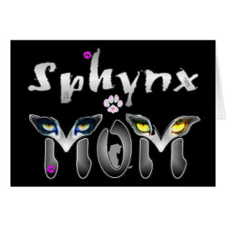Sphynx Cat Mom Gifts Cards