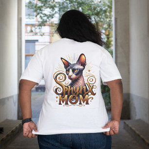  Sphynx Cat Mom   Hairless Cat Mom Womens Plus Size T-Shirt