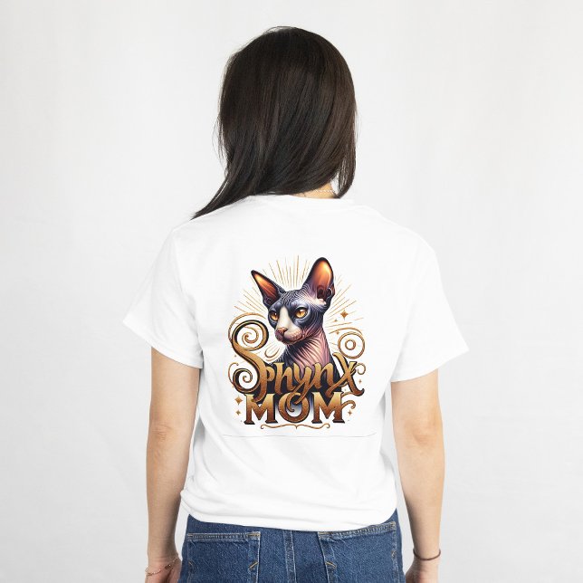 Sphynx Cat Mom  T-Shirt (Sphynx Cat Mom Womens tshirt)