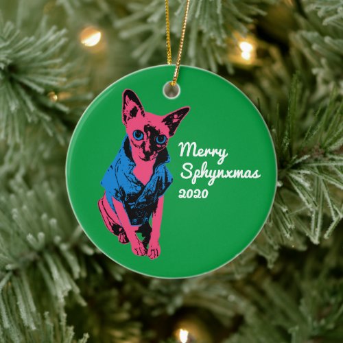Sphynx Cat Ornaments