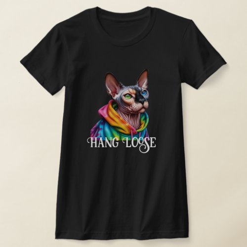  Sphynx Cat Over the Hill Birthday T_Shirt