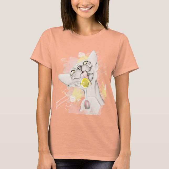 Sphynx cat Sweet Life T-Shirt (Front)
