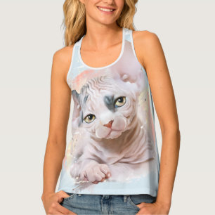 Sphynx cat tank top