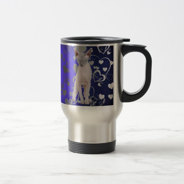 Sphynx cat travel mug (Right)