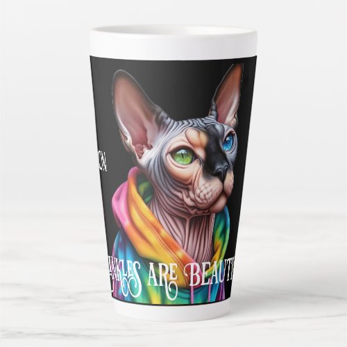  Sphynx Cat Wrinkles Birthday Latte Mug