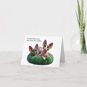 Sphynx Cheer Up Greeting Card