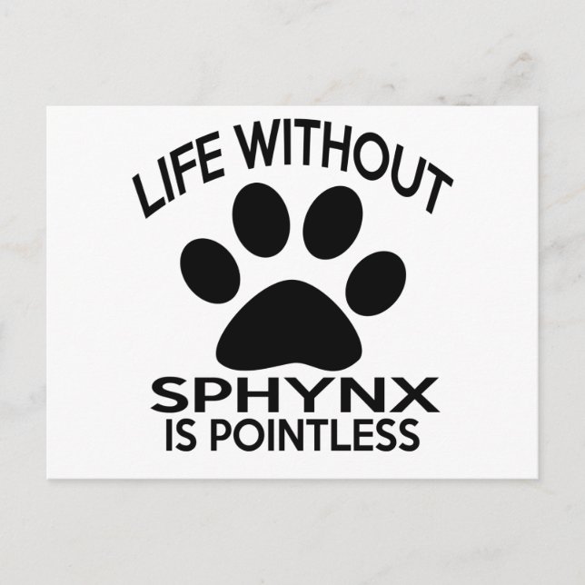 SPHYNX DESIGNS POSTCARD (Front)