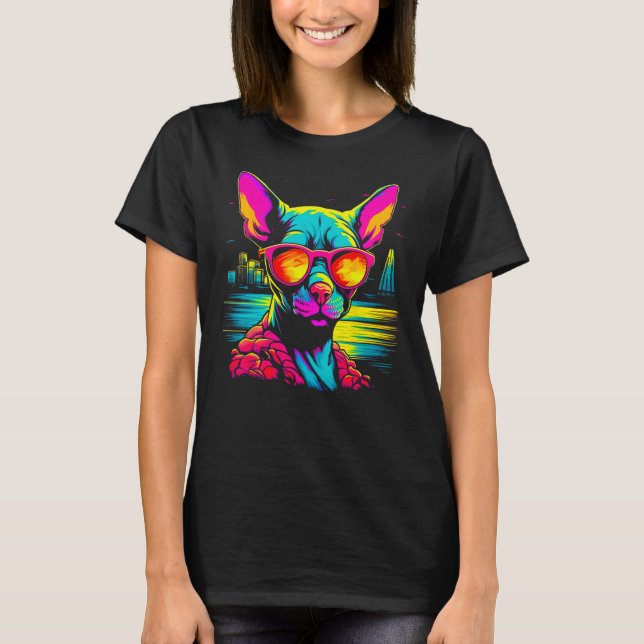 Sphynx Hairless Cat Summer T-Shirt (Front)