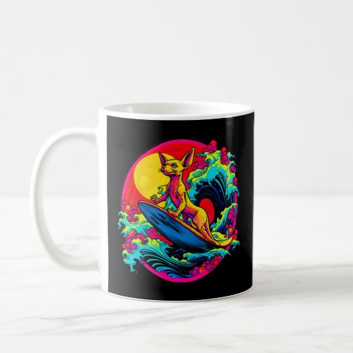 Sphynx Hairless Cat Surf  Coffee Mug