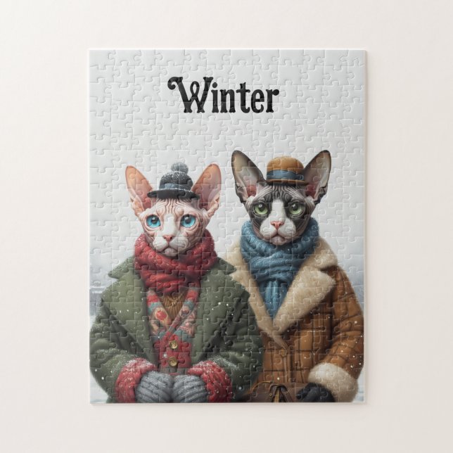 Sphynx  jigsaw puzzle (Vertical)