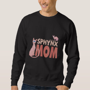 Sphynx Mom Cat Mother Hairless Cats Kitten Girl Sweatshirt
