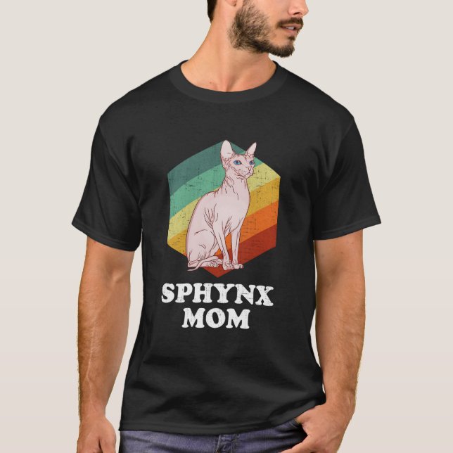 Sphynx Mom Sphinx T-Shirt (Front)
